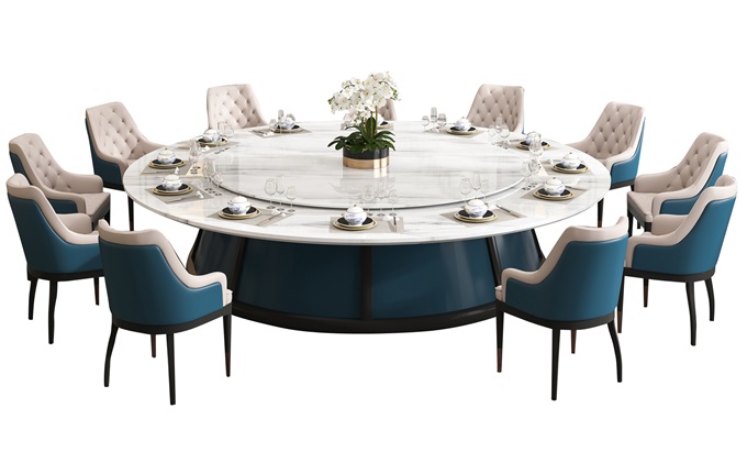 二十人台電動餐桌