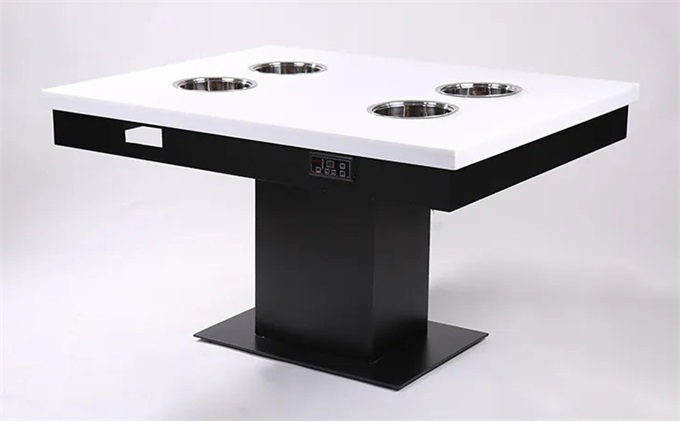 小火鍋桌子帶電磁爐一（yī）體一人（rén）一鍋火鍋桌