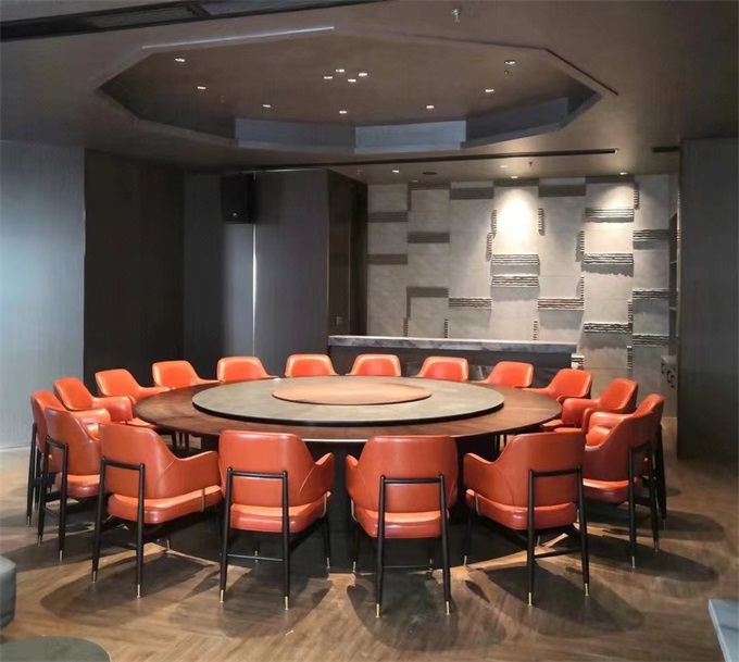 酒店（diàn）會（huì）所豪華電動餐桌