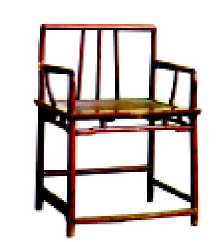 明式黃花梨矮靠背(bèi)南官帽椅