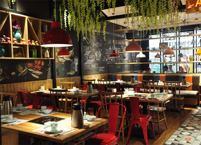 魚樂飛下（xià）沙店餐廳桌椅實拍圖3