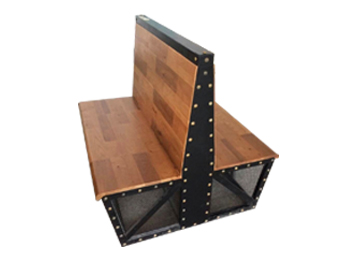 防火板（bǎn）雙麵卡座沙發