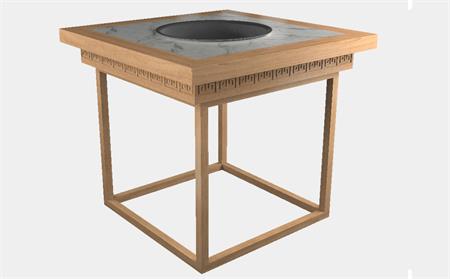 大理石火鍋餐（cān）台