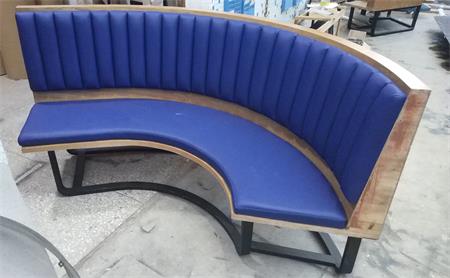 餐廳（tīng）弧形卡（kǎ）座沙發