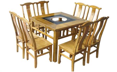 實（shí）木（mù）火鍋桌