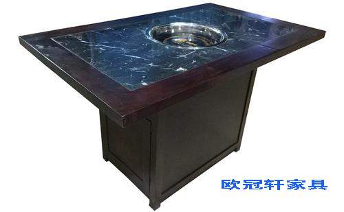大理石火鍋桌（zhuō）