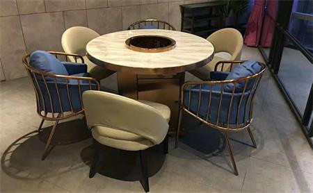 大理石無（wú）煙火鍋桌