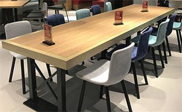 西餐廳桌（zhuō）椅實木