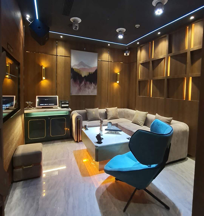 量販ktv包房不鏽鋼茶幾沙發