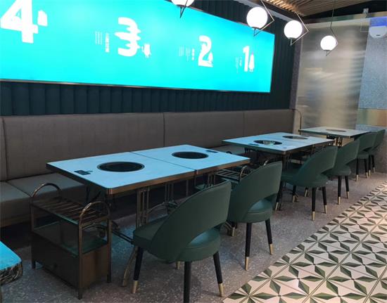 海南椰子雞火鍋--四季椰林餐（cān）廳桌椅（yǐ）