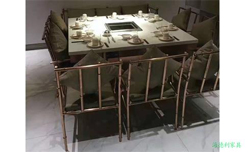 大(dà)理石電磁爐火鍋桌