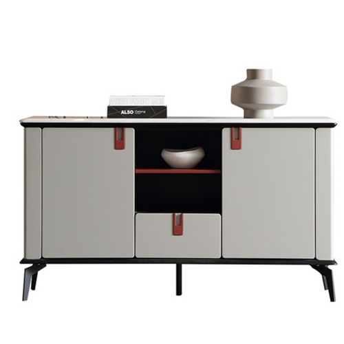 時尚簡約進口實木餐邊櫃備餐（cān）櫃定製