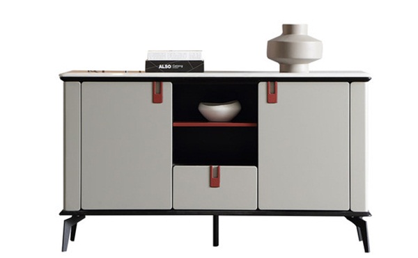 時尚簡約進（jìn）口實木餐邊櫃備餐櫃定製（zhì）