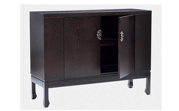 新中式古典實木餐廳配套（tào）備餐櫃家具（jù）