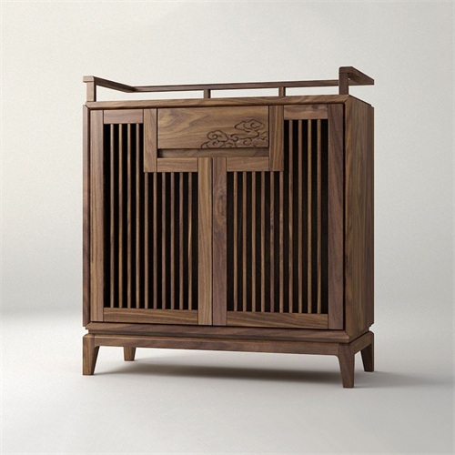 中餐（cān）廳新中式古典實木備餐櫃