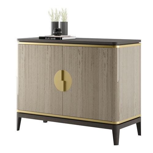 餐（cān）廳時（shí）尚簡（jiǎn）約實木配套（tào）家具備（bèi）餐櫃