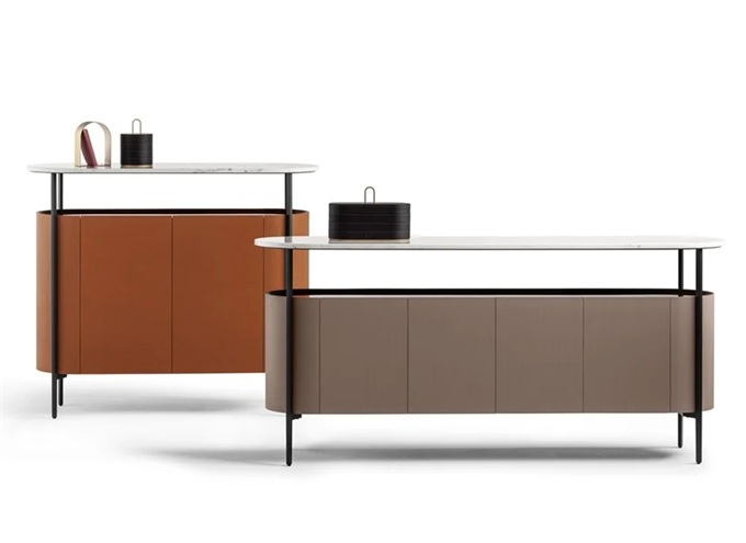 西餐廳意式時尚岩石板簡約備餐櫃