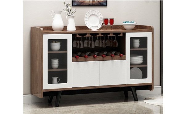 新中式餐廳家具（jù）備餐櫃廠家定（dìng）製