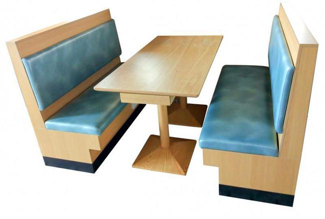 港式簡約實木（mù）茶餐桌椅定做