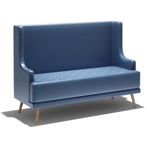 粵式（shì）茶餐廳（tīng）實木時尚卡座沙發