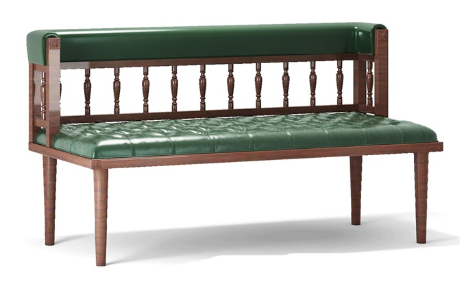 中式實木軟包古典茶餐廳卡座沙發（fā）