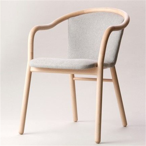 茶餐廳休閑簡約特色扶手實木椅