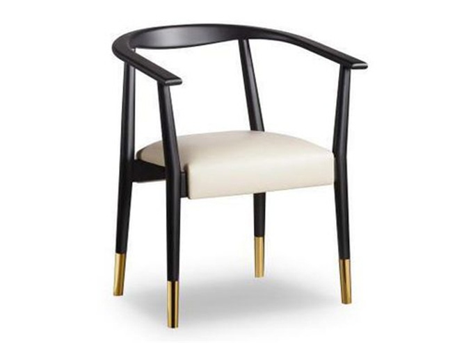 茶餐（cān）廳（tīng）中式實木禪意靠背椅