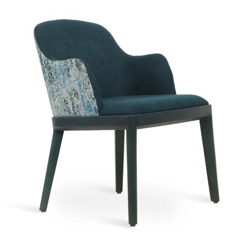 茶（chá）餐廳北歐時尚輕奢吃飯實木椅子