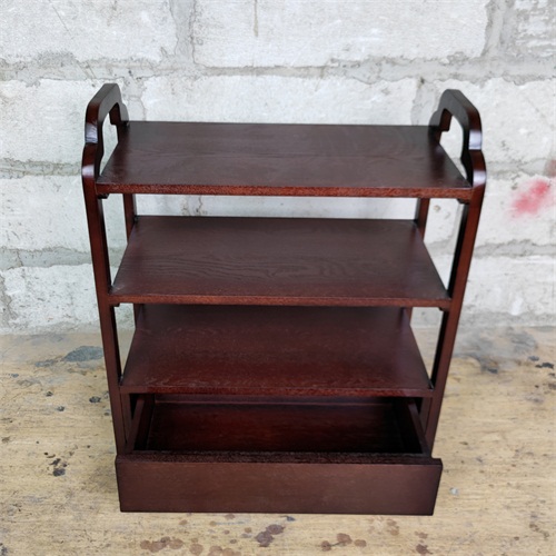 現代中式實木火鍋店（diàn）餐廳菜（cài）架