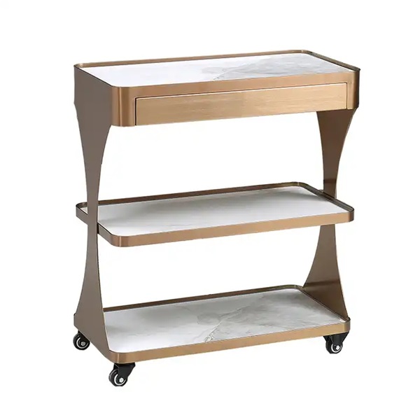 火鍋店時（shí）尚輕奢不鏽鋼菜架