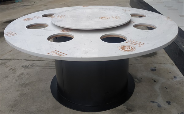 會（huì）所包廂火鍋小圓桌（zhuō）8人座_10人大圓桌火鍋電磁爐餐桌