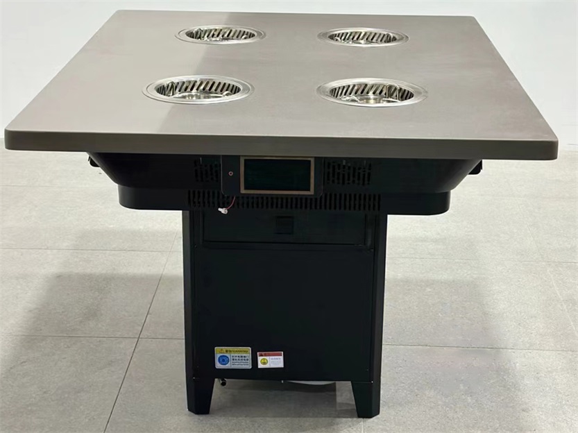 自助小火鍋一人（rén）一鍋大理石無煙淨化火鍋（guō）桌