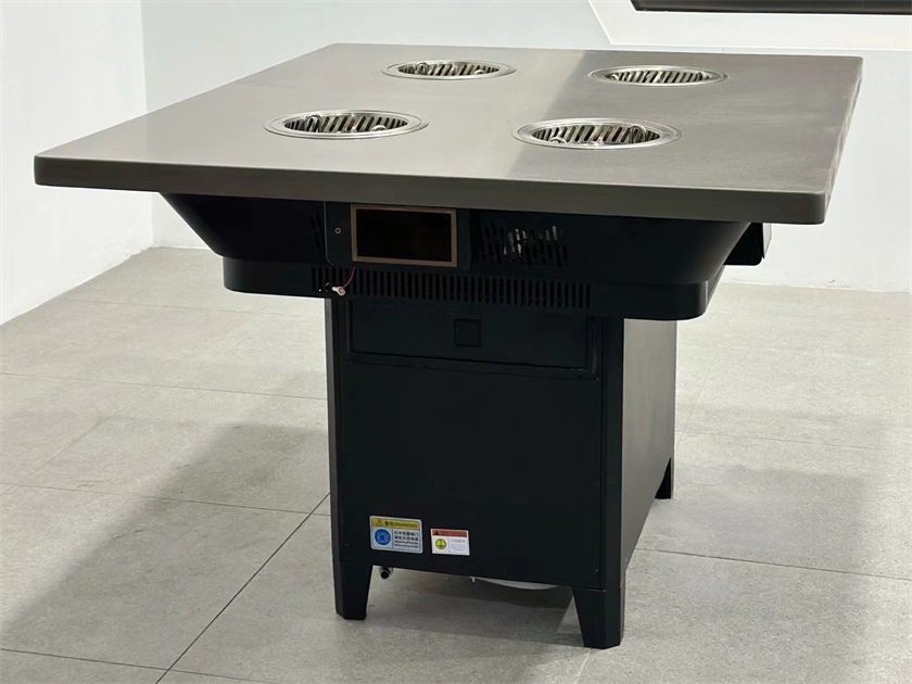 自助（zhù）小（xiǎo）火鍋一人一鍋（guō）大理石無煙淨化火鍋桌