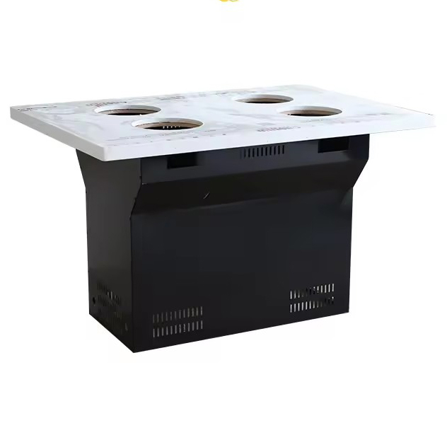 火鍋店智能無煙淨化一人一鍋小火鍋桌