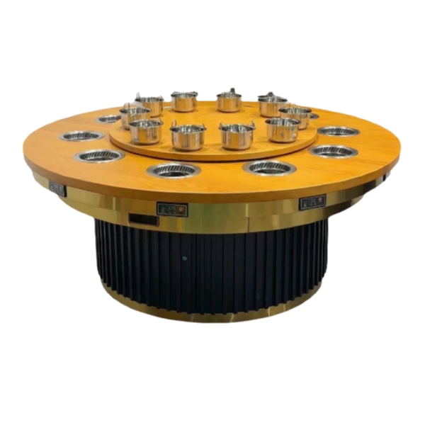 10人位一（yī）人一位無（wú）煙淨化小火鍋桌