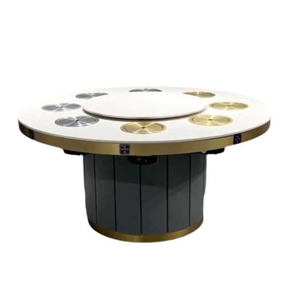 火鍋店8人位（wèi）一人一鍋無煙淨化小（xiǎo）火鍋桌