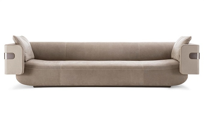 北（běi）歐酒（jiǔ）店（diàn）會所法式現代時尚絨皮（pí）沙發