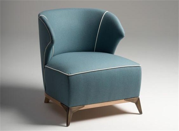 咖啡店美式布（bù）藝大軟包創（chuàng）意單人沙發（fā）