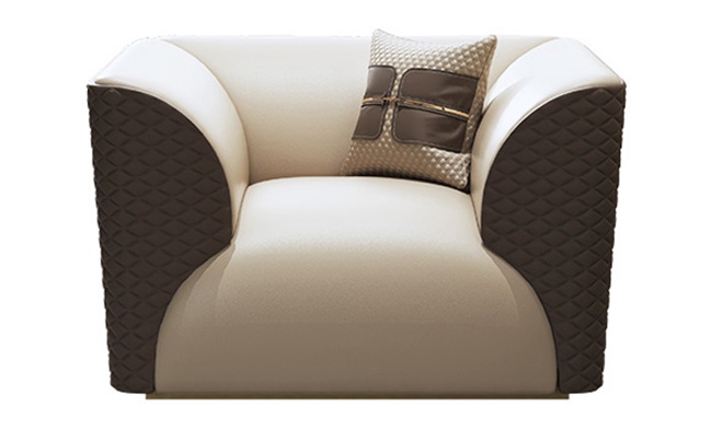 高級會所（suǒ）大廳意式輕奢單人沙發（fā）