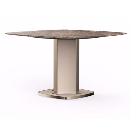 高級會所現代時尚不鏽鋼大理石桌（zhuō）子