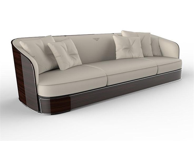 售樓處別墅會所休閑布藝軟包沙發（fā）家具