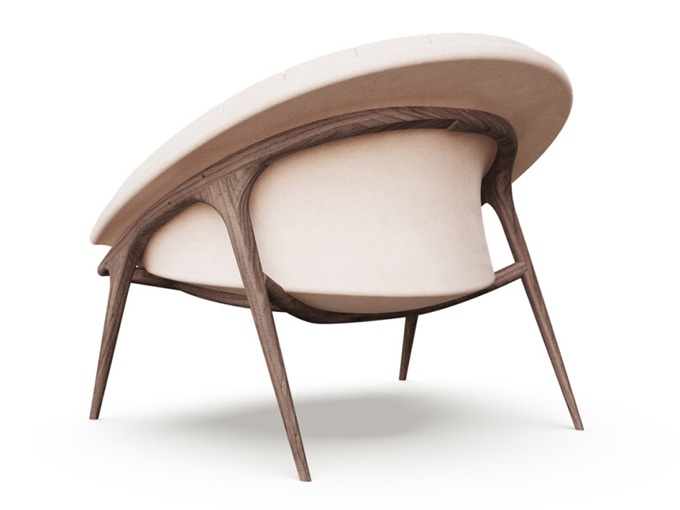 高檔會所（suǒ）北歐優質實木休閑靠背椅子