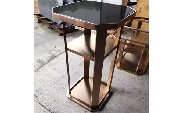 酒吧吧（ba）台桌不鏽鋼散台桌子_慢搖吧高腳（jiǎo）桌子