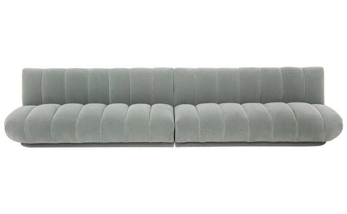 歐式低背軟（ruǎn）包酒吧卡座沙發