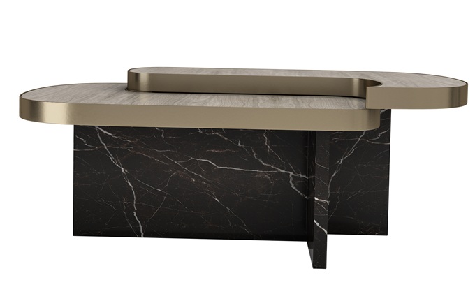 酒吧大理石吧台_酒吧不鏽鋼輕奢酒吧桌