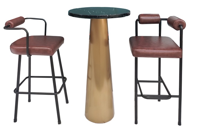 主題酒吧桌椅家具_高檔不鏽鋼酒吧家（jiā）具