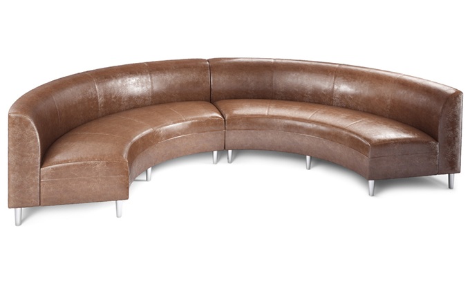 高檔酒吧清（qīng）吧半（bàn）圓形不鏽鋼酒吧（ba）沙發