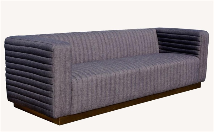 高檔會（huì）所酒吧休閑布藝（yì）軟包（bāo）沙發