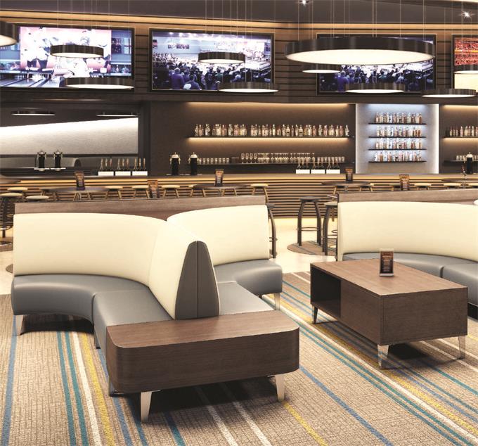 現代風格（gé）酒吧胡桃實木酒吧桌