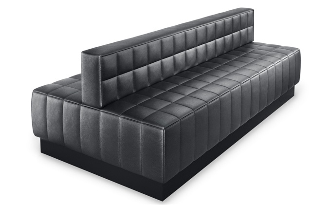 音樂（lè）清吧西皮軟包雙麵卡座沙發